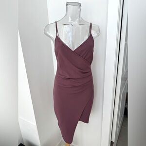 Mauve Asymmetrical Dress